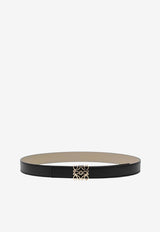 Loewe Anagram Reversible Leather Belt Black E821Z26X11LE/T_LOEW-0701