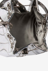 Jimmy Choo Mini Bon Bon Mirrored Leather Bucket Bag Silver BON BONXVKSILVER_76ec56c5-4c18-4265-a20e-85cfd6a8749b