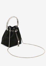 Jimmy Choo Bon Bon Satin Bucket Bag Black BON BONVKMBLACK/CRYSTAL_f03d50c9-bd34-4da0-bdf1-4cc1f283c4cb