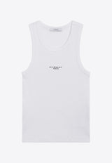 Givenchy Slim Logo Tank Top White BW70FPP7BR/T_GIV-100