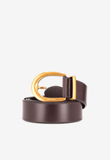Prada Saffiano Leather Belt Brown 2CS087_TESTA DI MORO