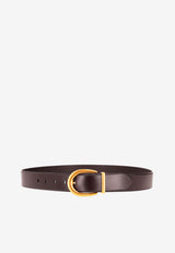 Prada Saffiano Leather Belt Brown 2CS087_TESTA DI MORO