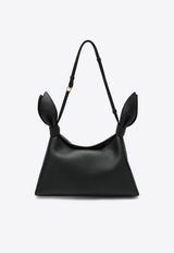 Loewe Medium Scarf Shoulder Bag in Leather Black ABNYBNMX01LE/T_LOEW-1100