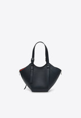 Loewe Layered Hammock Flip Leather Tote Bag Navy A538HHBX13LE/T_LOEW-0223