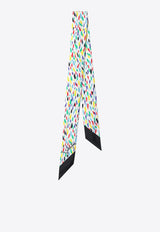 Valentino Printed Silk Bandeau Scarf Multicolor 9W2E6017AUK/T_VALE-3B5