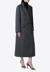 Victoria Beckham Double-Breasted Buttoned Coat Gray 1126WCT006440BWO/T_VIBEC-DG