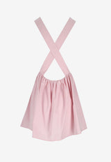 Miu Miu Poplin Mini Apron Dress Pink MF6390SOOO10RG_F0E18