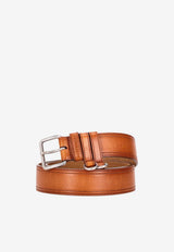 Miu Miu Antiqued Calfskin Belt Brown 5CC7312IER_F0046