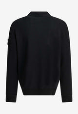 Stone Island S.I. Ghost Logo Patch Polo Sweatshirt Blue L2S156100026S0F53V0020_af4371e6-f679-4ff8-9139-89d3cb9eca52
