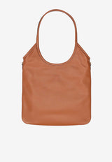 Miu Miu Ivy Leather Tote Bag Brown 5BG231VMLN2CRW_F0046