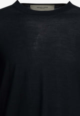 Golden Goose DB Fine Knit Wool Sweater Blue GMP00947P00066550501_327fd055-0040-4eb6-a22c-713e4543b74e