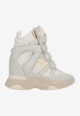 Isabel Marant Balskee Leather High-Top Sneakers White BK0009FAA1E17S_20WH