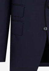 Shelton Notch-Lapel Wool Suit