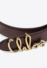 Chloé Iconic Leather Belt Brown CH26SBB14BLB/T_CHLOE-27M