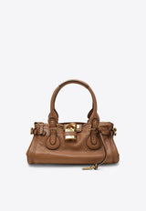 Chloé Paddington Grained Leather Bag Brown CH25WS802P75/T_CHLOE-209