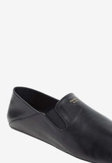 Leather Slip-On Loafers
