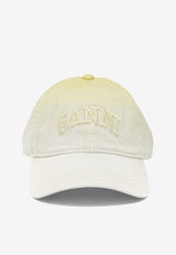 GANNI Degrade Logo Baseball Cap Yellow B302023700X_20174dcb-8079-4161-a924-fd0a8d084ad7
