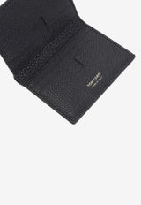 T Line Folding Leather Card Holder