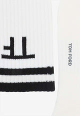 Logo Ribbed Sport Socks