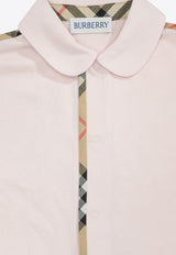 Burberry Kids Babies Check-Trimmed Onesie Gift Set - Set of 3 Pink 8119822_acbf576c-e3b0-4dc8-a601-75eff5af0e25