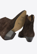 Isabel Marant Dewina Suede Cowboy Boots Brown 23PBO0002FAA1A03S50CL_8a278f4e-0685-4d8a-ad00-e919e7d49155