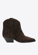 Isabel Marant Dewina Suede Cowboy Boots Brown 23PBO0002FAA1A03S50CL_8a278f4e-0685-4d8a-ad00-e919e7d49155
