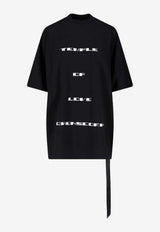 Rick Owens DRKSHDW Tommy Temple of Love T-shirt Black DU01F4259RNEP7_0911