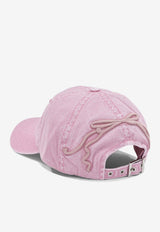 GANNI Logo Baseball Cap Pink B3020232478_0ad34cd4-4074-46a8-bf1d-b9ab41f1c5e9