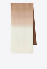 Loewe Wool and Silk Jacquard Scarf Beige FSA2SS8W02WO/T_LOEW-2140