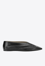 Khaite Miriam Glossy Leather Ballet Flats Black F4064-1027200_e819fdf5-ecc8-401f-86c9-41c4d2019d0d