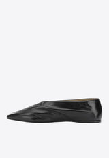 Khaite Miriam Glossy Leather Ballet Flats Black F4064-1027200_e819fdf5-ecc8-401f-86c9-41c4d2019d0d