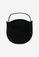 Isabel Marant Oskan Suede Hobo Bag Black 24EPP0200FAB2C03M01BK_9a9bab0a-96c8-483f-9fdc-5e1d54d2152a