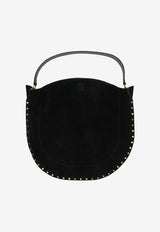 Isabel Marant Oskan Suede Hobo Bag Black 24EPP0200FAB2C03M01BK_9a9bab0a-96c8-483f-9fdc-5e1d54d2152a