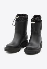 Moncler Kickstream Drawstring Rain Boots Black L209B4G00190-M4522-999