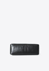Tory Burch Large Charlie Quilted Leather Shoulder Bag Black 185805--001