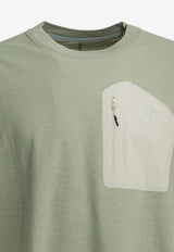 Arc'teryx Konseal Pocket Crewneck T-shirt Green X000009539KONSEAL POCKETHABITAT/SEA SALT_e5046ad6-b9b2-4f80-9f04-79e437858edb