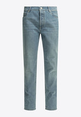 Brunello Cucinelli Straight-Leg Compact Jeans Blue M283PD3210C1470_8a893774-e022-46a6-9f6b-558eda6ace11