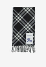 Burberry Check Cashmere Fringed Scarf Black 8099650_f4af0973-45d9-4ed9-94cf-884ac9c02590