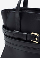 Tie Me Belted Leather Handbag
