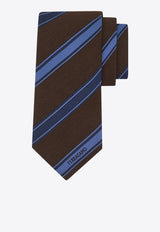 Ferragamo Regimental Silk Jacquard Tie Multicolor 0789285SI/S_FERRA-FV