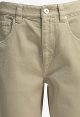 Brunello Cucinelli Logo Patch Straight-Leg Jeans Beige M0H81P5847C2471_b161456d-8311-4481-8374-c86a1e1ccb4f