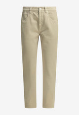 Brunello Cucinelli Logo Patch Straight-Leg Jeans Beige M0H81P5847C2471_b161456d-8311-4481-8374-c86a1e1ccb4f