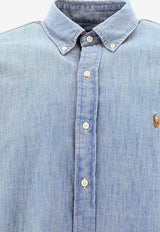 Polo Ralph Lauren Casual Chambray Shirt Blue 710792042001CHAMBRAY_5daae47c-6d58-4c62-9c8f-6f65127cabbe