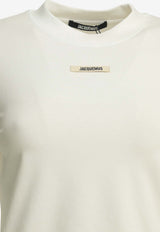 Jacquemus Gros Grain Logo Long-Sleeved T-shirt White TSW00155AJ00124WHITE_b03a85ab-253a-482e-bd00-05dbcae327f3