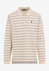 Striped Piqué Polo T-shirt