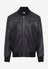 Nappa Leather Bomber Jacket