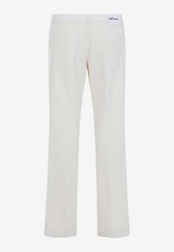 Straight-Leg Corduroy Pants