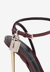Padlock Naked 110 Patent Leather Sandals