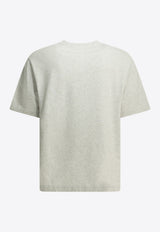 Jacquemus Gros Grain Logo T-shirt Gray TSM00133AJ00226GREY_ddaefadb-f65e-4623-bcf8-8be918ad810b
