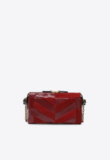 Valentino Small Panthea Shoulder Bag in Nappa Leather and Suede Red 9W2B0S99DED/T_VALE-AQS